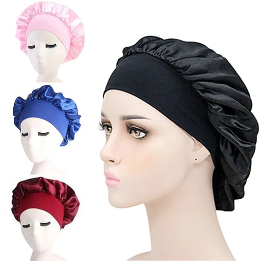 Satin Bonnet Hair Styling Cap