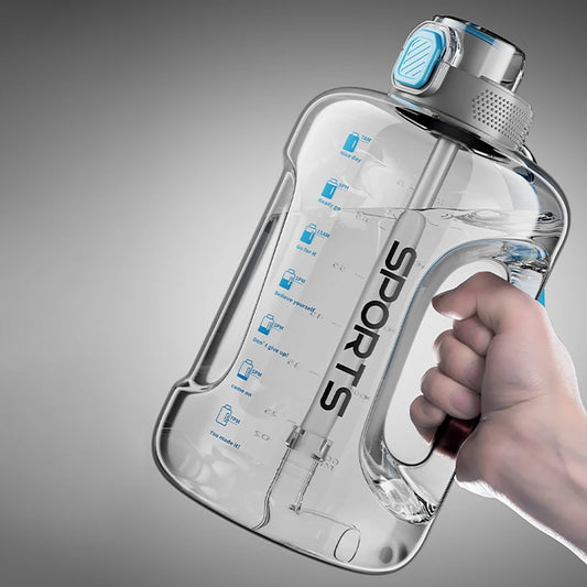 Sports Water Bottle With Straw